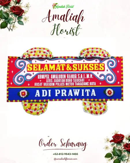 Papan Bunga Ucapan Selamat Mojokambang